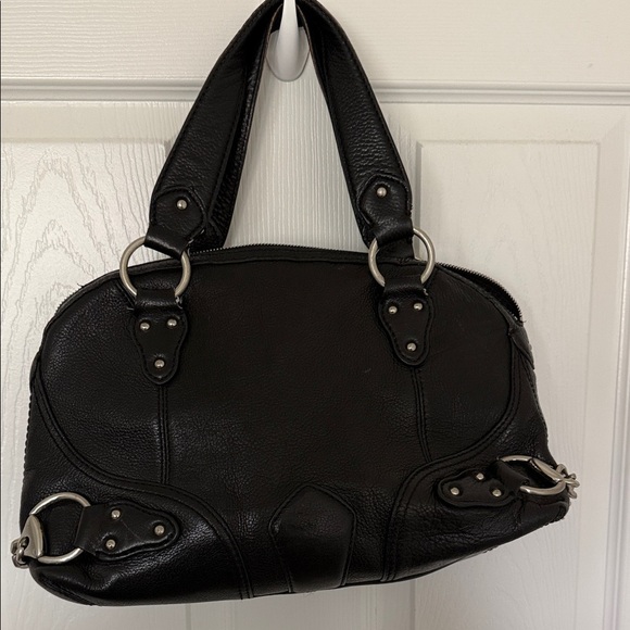 MICHAEL Michael Kors Black Satchel with Silver Hardware - Picture 6 of 8